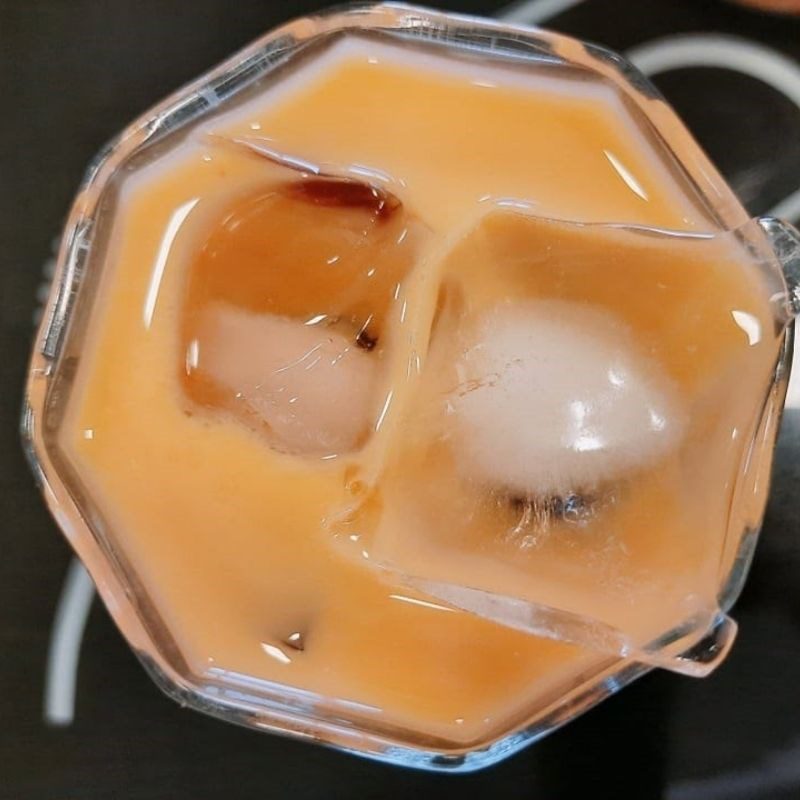 Step 3 Making Milk Tea Thai Red Milk Tea