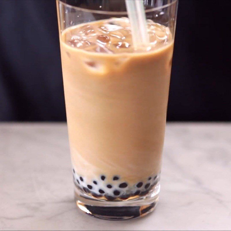 Step 3 Brew coffee milk tea