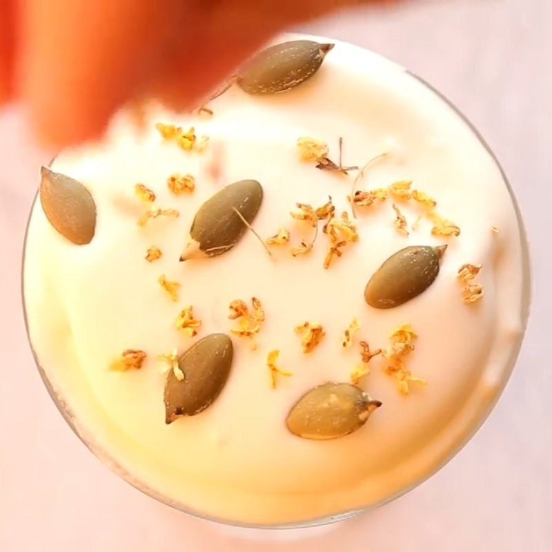 Step 4 Making chestnut milk tea Chestnut milk tea