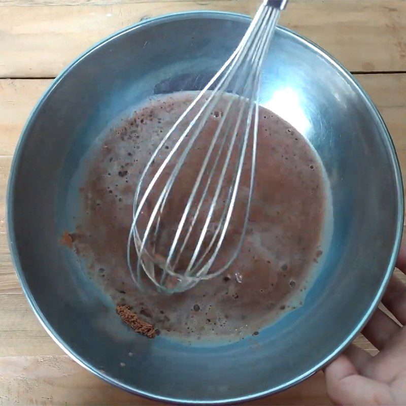 Step 2 Mixing Milo Milo Mint Milk Tea