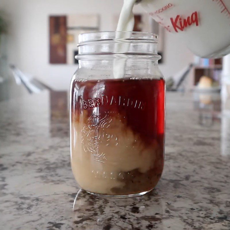 Step 4 Make kiwi bubble milk tea