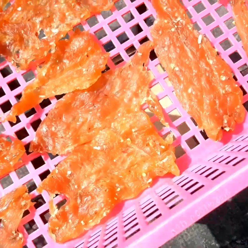 Step 3 Drying Chicken Jerky