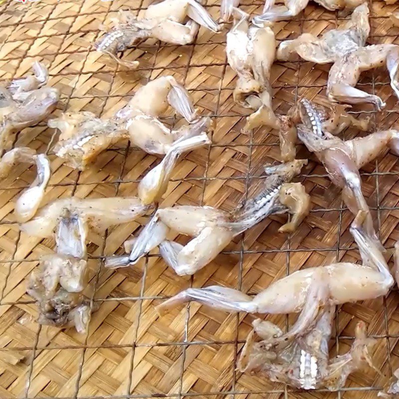 Step 3 Drying Dry frog