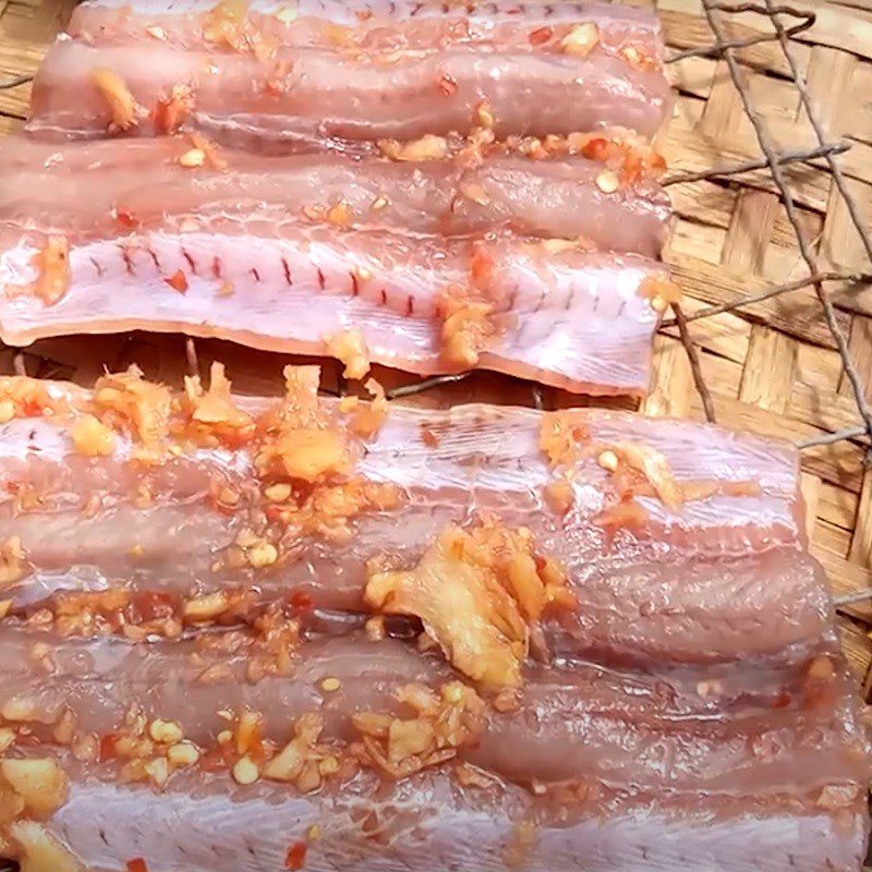 Step 3 Drying Dried eel