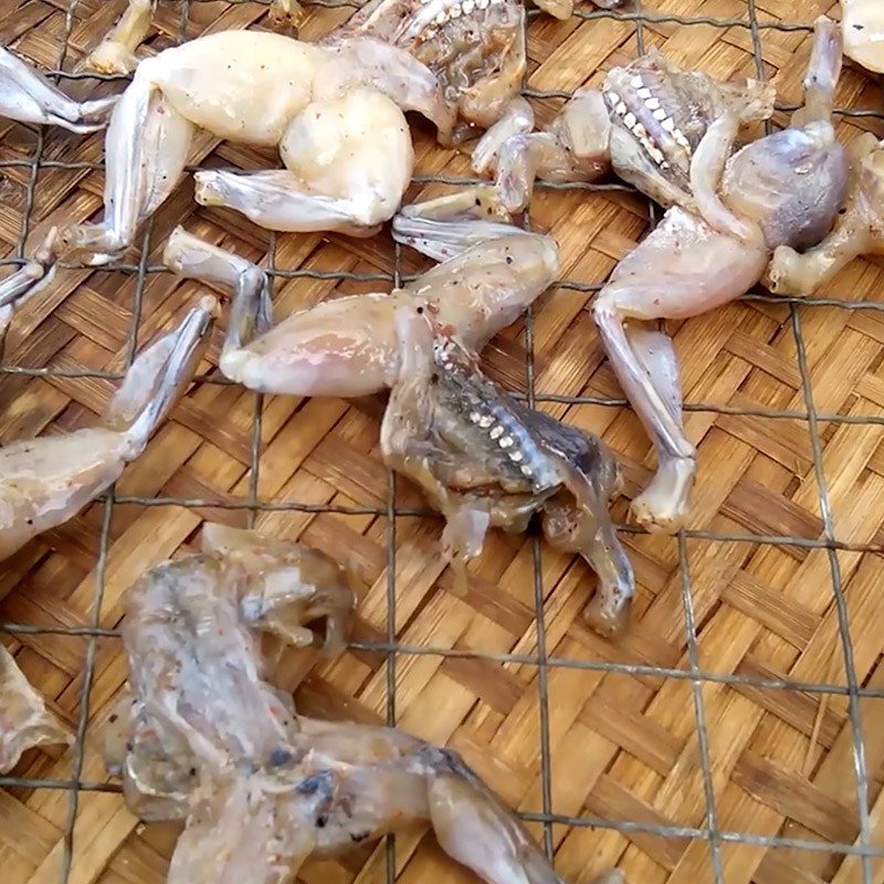 Step 3 Drying Dry frog