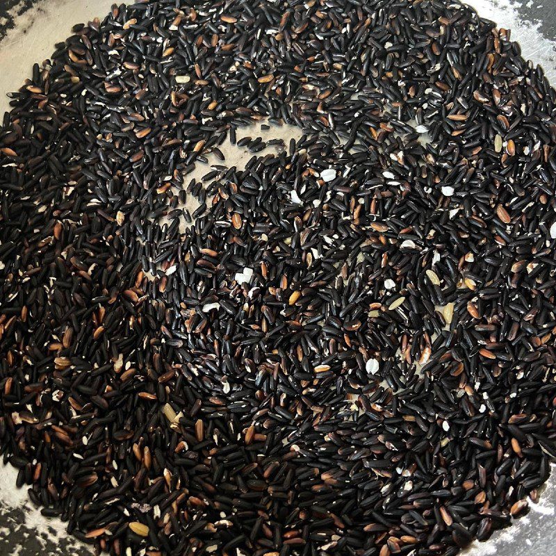 Step 1 Roast Brown Rice for Brown Rice Milk