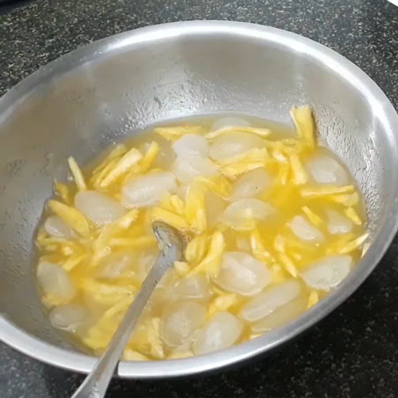Step 2 Cook jackfruit seeds with pineapple Delicious jackfruit yogurt