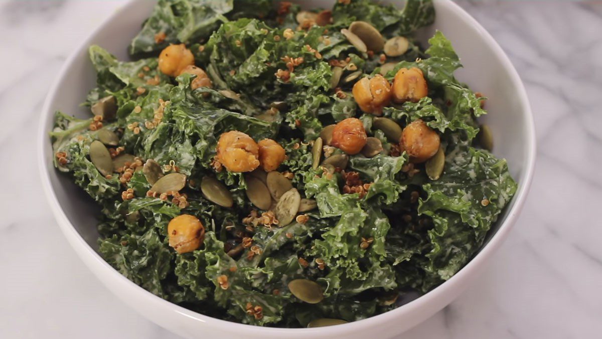 Chickpea Kale Salad