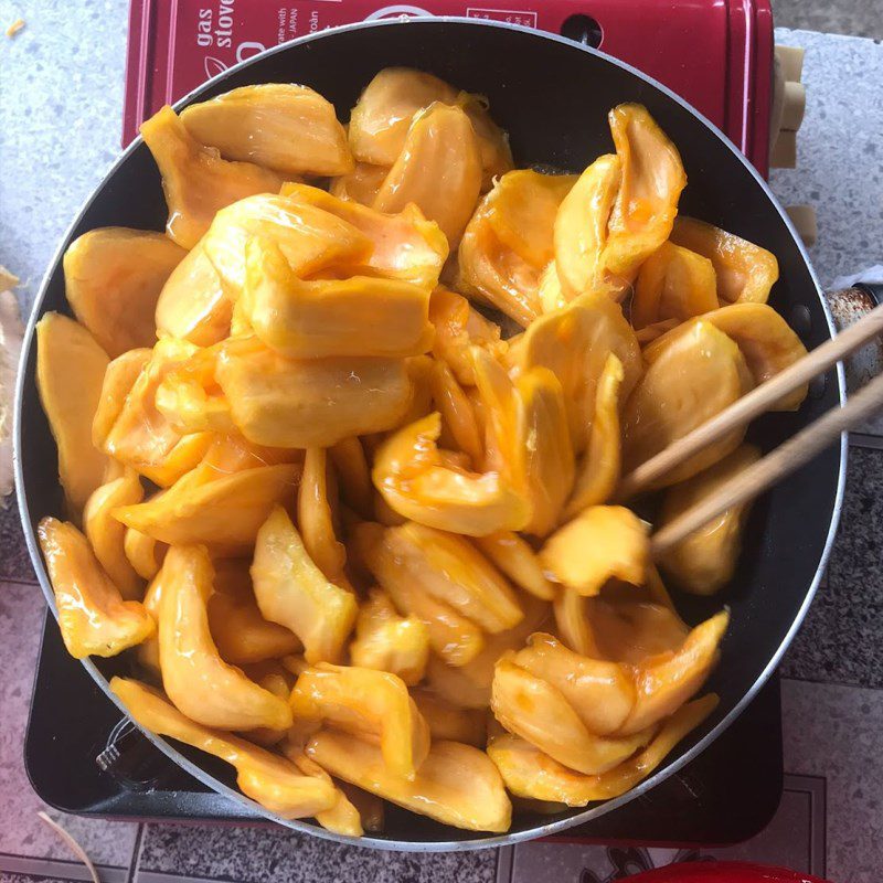 Step 2 Cooking jackfruit Jackfruit jam (recipe shared by users)