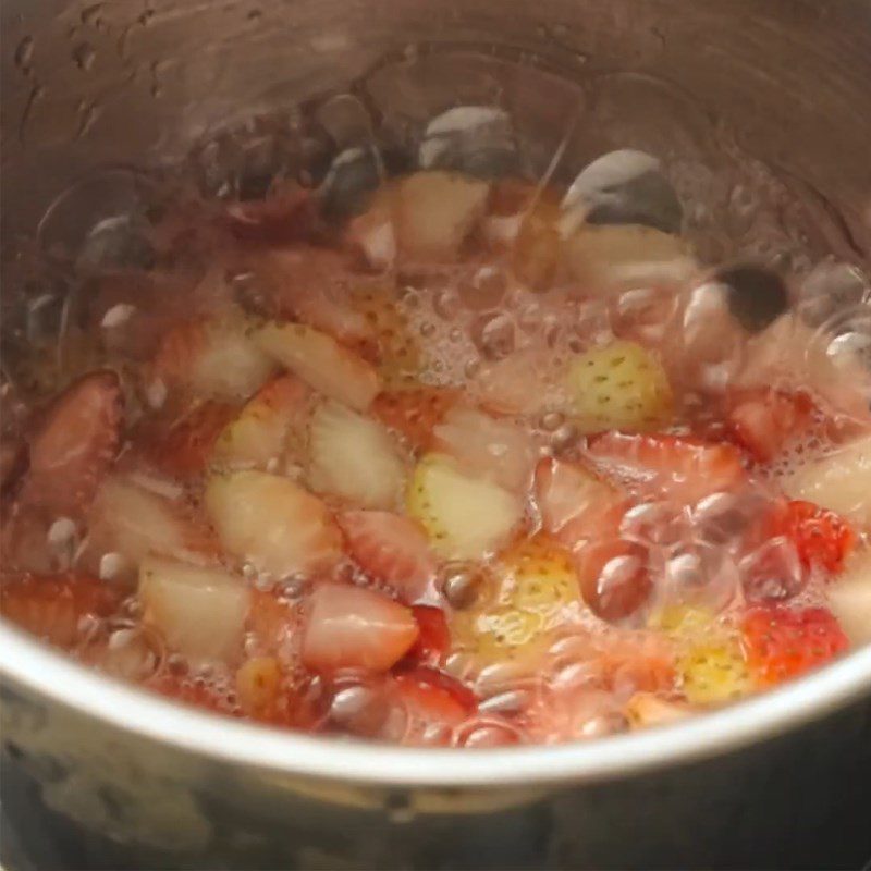 Step 2 Making Strawberry Jam Strawberry Yogurt Cream Cheese