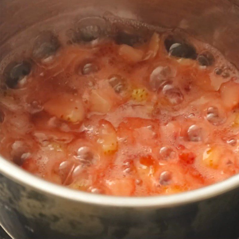 Step 2 Making Strawberry Jam Strawberry Yogurt Cream Cheese