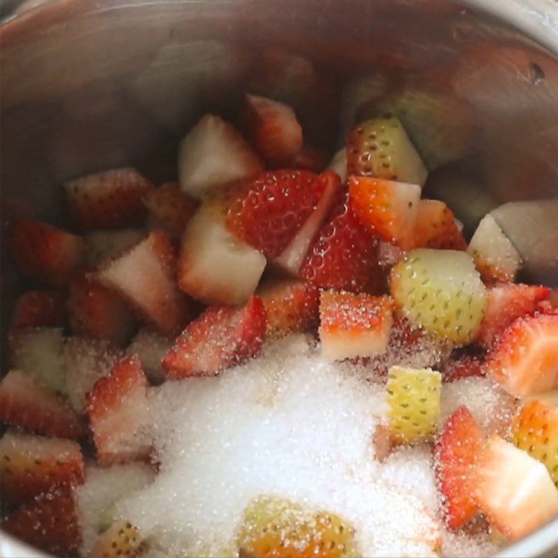 Step 2 Making Strawberry Jam Strawberry Yogurt Cream Cheese
