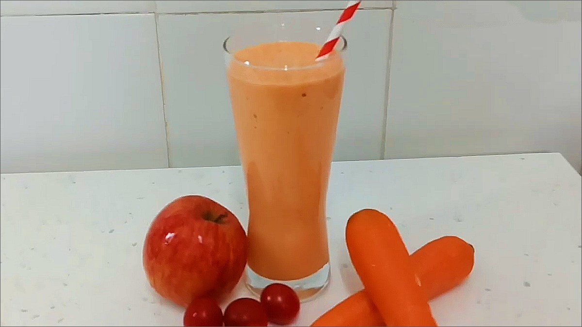 3 Ways to Make Tomato Carrot Smoothies for Weight Loss and Refreshing Beauty for Women 13 Tomato Carrot Apple Smoothie