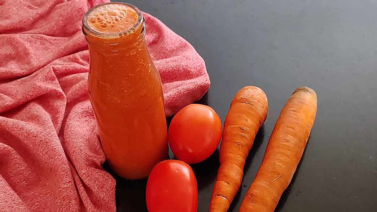 3 Ways to Make Tomato Carrot Smoothies for Weight Loss and Refreshing Beauty for Women 2 Tomato and Carrot Smoothie