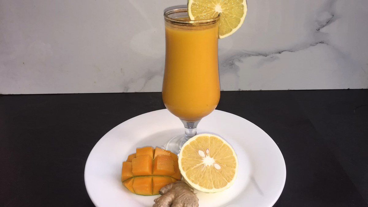 3 Ways to Make Deliciously Refreshing Sweet and Sour Mango Orange Smoothies 11 Ginger Mango Orange Smoothie
