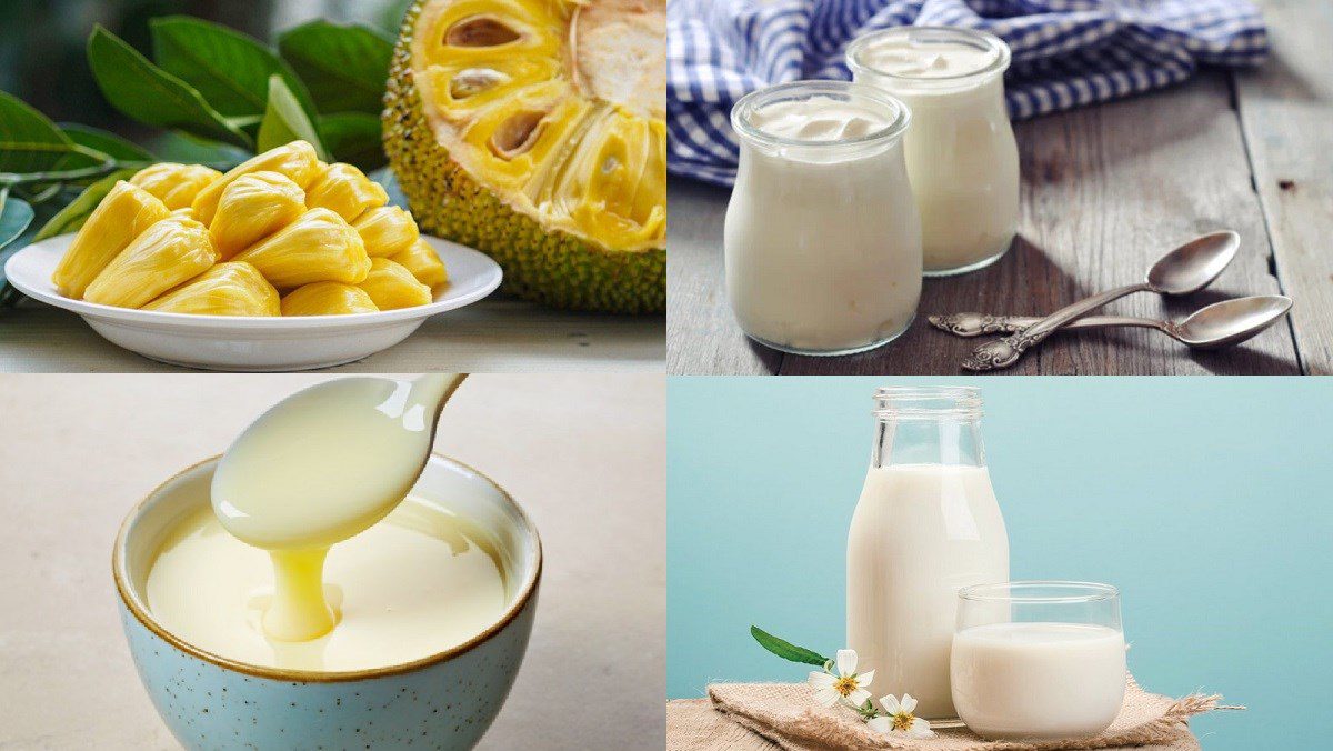 Ingredients for jackfruit smoothie