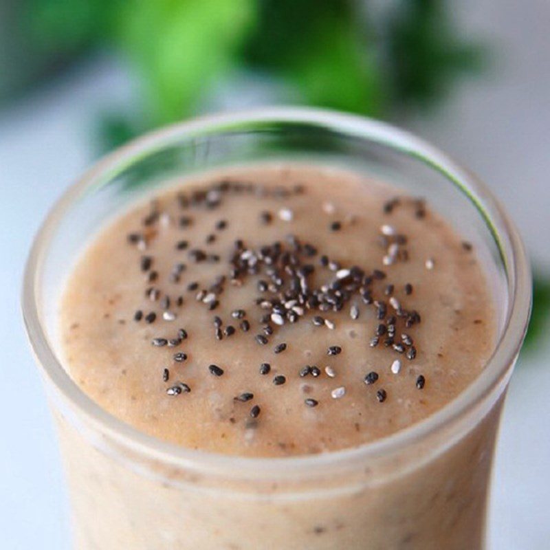 Step 2 Blend the Sapodilla Chia Seed Coconut Smoothie