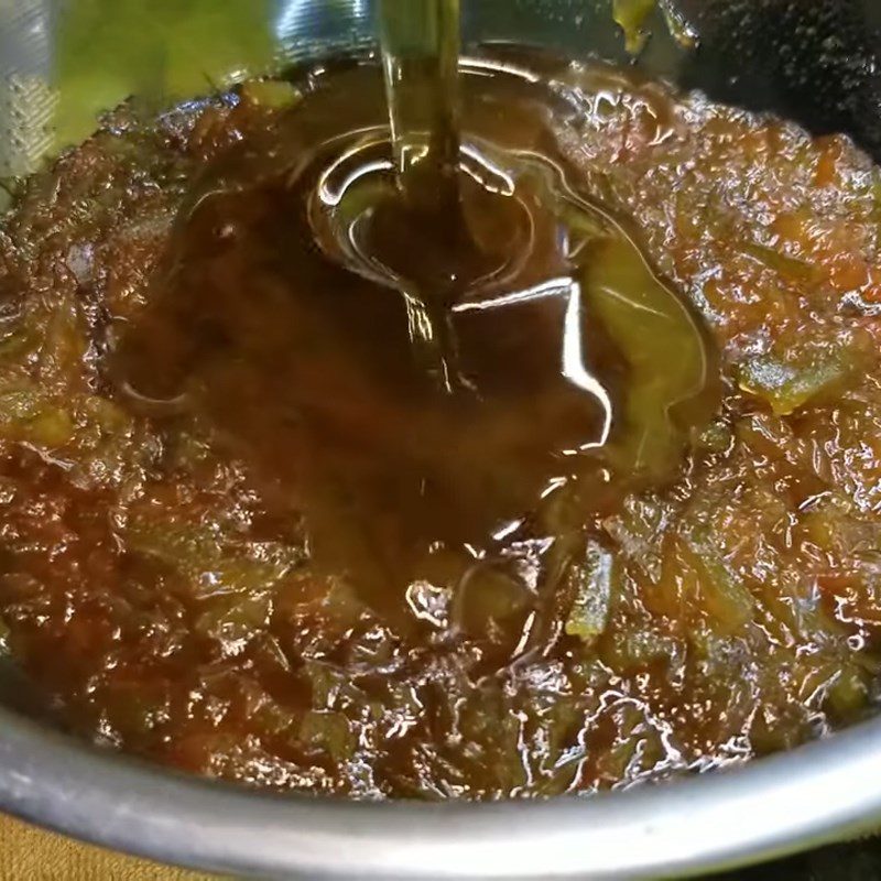 Step 4 Mix the grapefruit with honey Grapefruit honey syrup