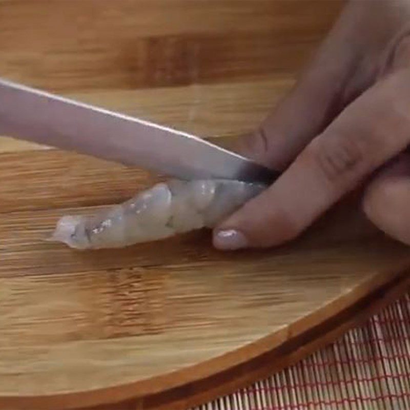 Step 2 Prepare and marinate seafood for seafood pancakes