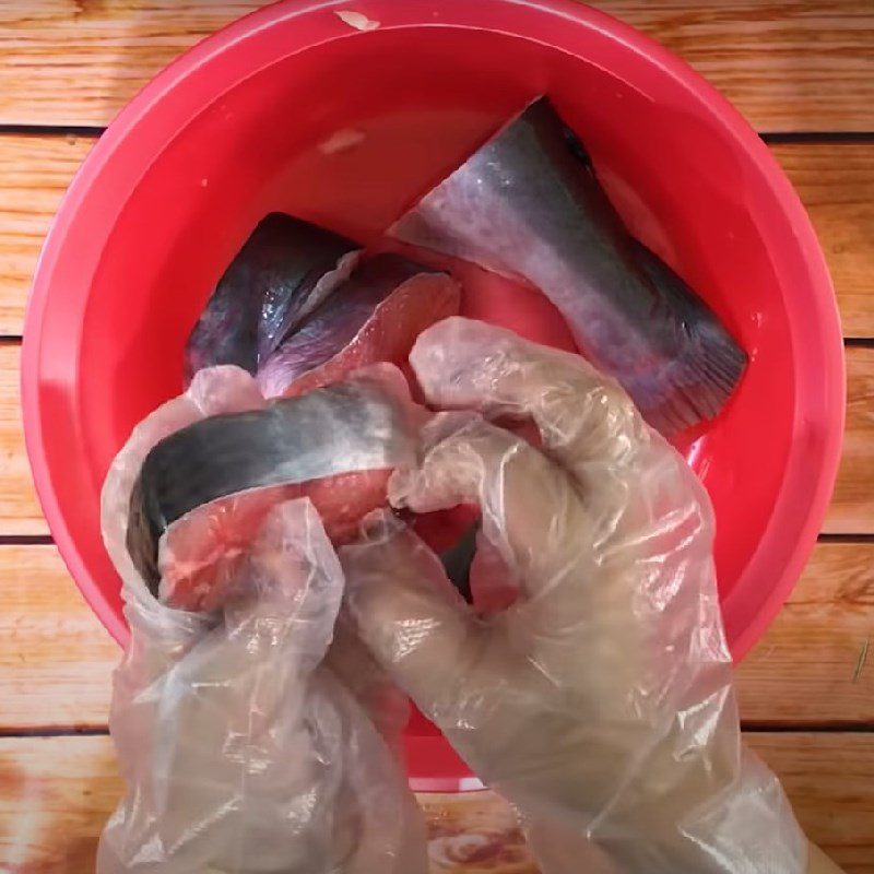Step 1 Prepare basa fish Basa fish with lemongrass and chili