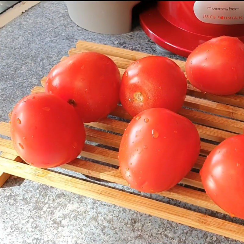Step 1 Prepare the tomatoes Fresh Tomato Juice