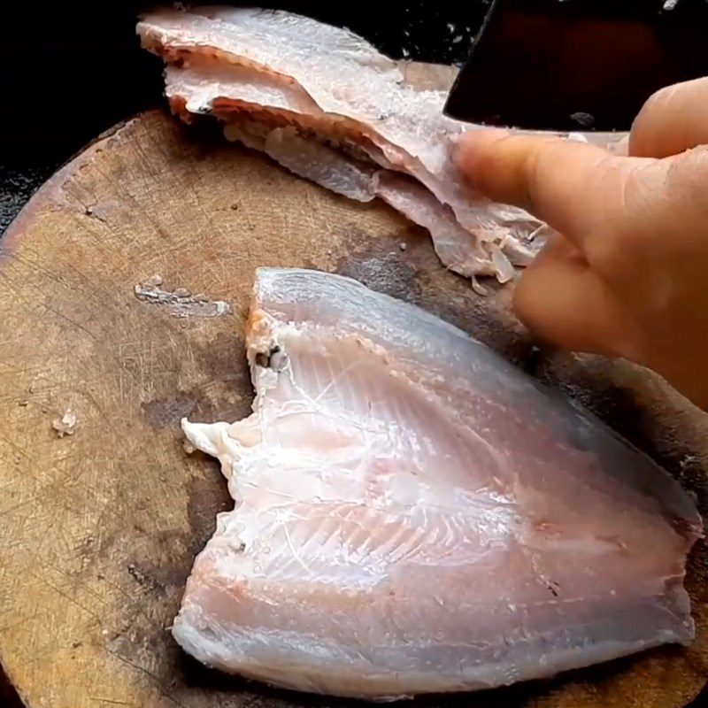Step 1 Prepare Linh Fish Dried Linh Fish