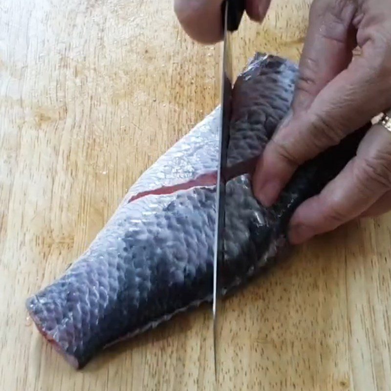 Step 1 Prepare snakehead fish Snakehead fish steamed with coconut milk