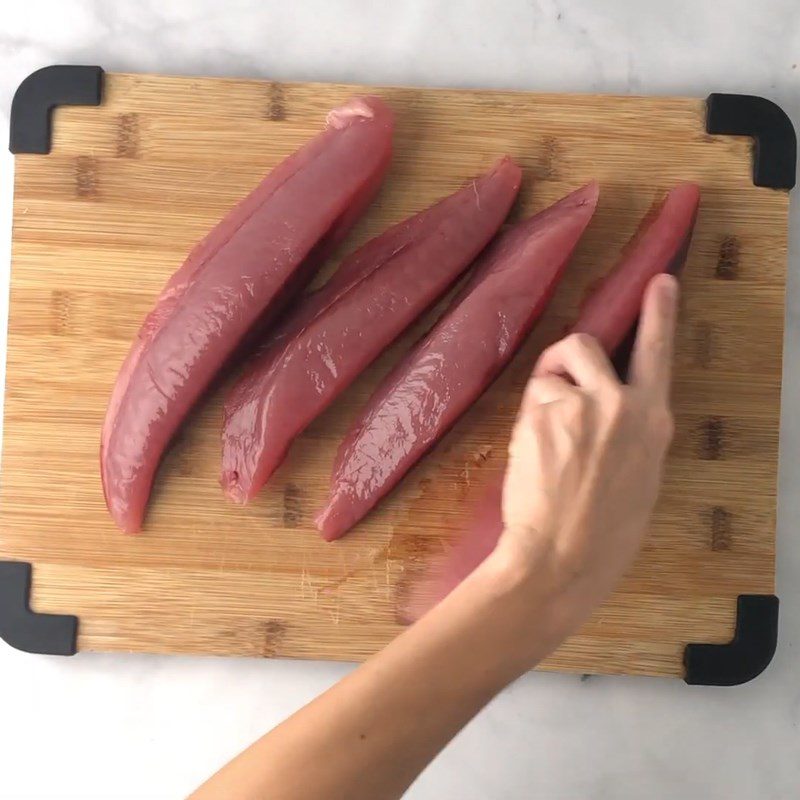 Step 1 Prepare Tuna Dried Tuna