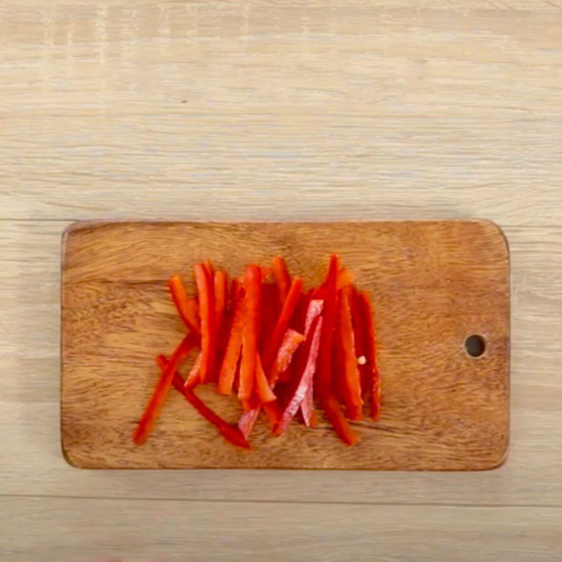 Step 2 Prepare the ingredients for vegetarian mixed rice with chili sauce