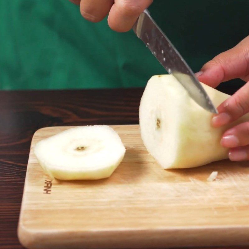 Step 1 Prepare the ingredients for Red Apple Pear Dessert