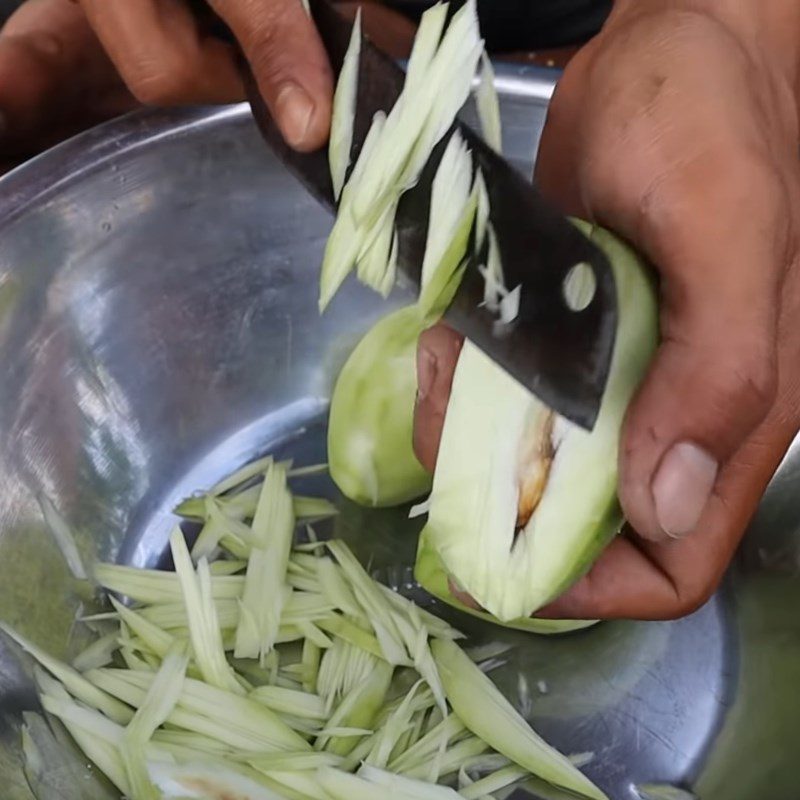 Step 1 Prepare the Ingredients Fish Sauce Mixed with Garlic, Chili, and Green Mango