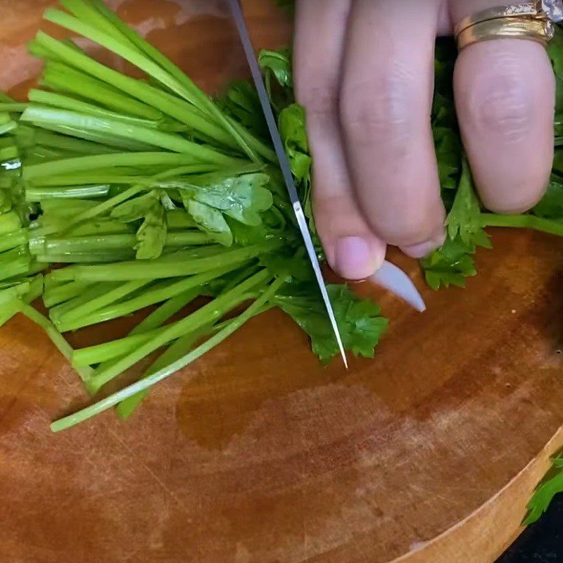 Step 2 Prepare the remaining ingredients Crab soup with vegetables