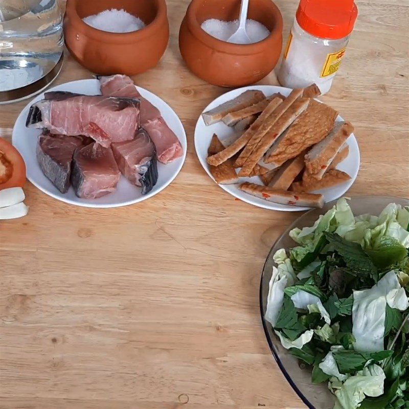 Step 2 Prepare other ingredients Fish noodle soup