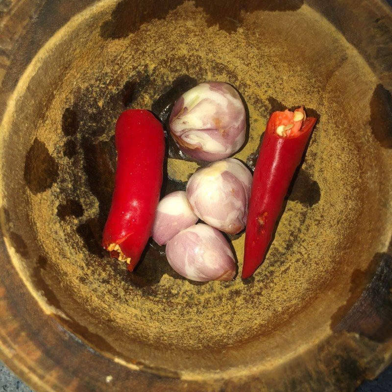 Step 2 Prepare other ingredients Sour vegetable soup with catfish