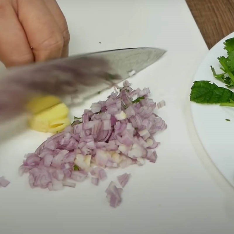 Step 2 Prepare other ingredients Crispy skin chicken pho