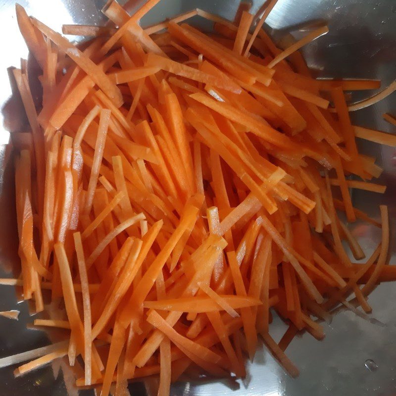 Step 2 Prepare other ingredients Coconut heart salad with pig ears