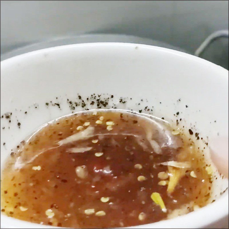 Step 2 Pre-process other ingredients Mixture of jackfruit and crispy pork Da Nang