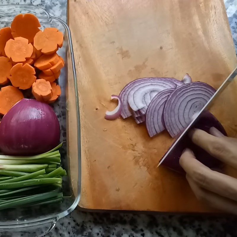 Step 2 Prepare other ingredients for chicken noodle soup