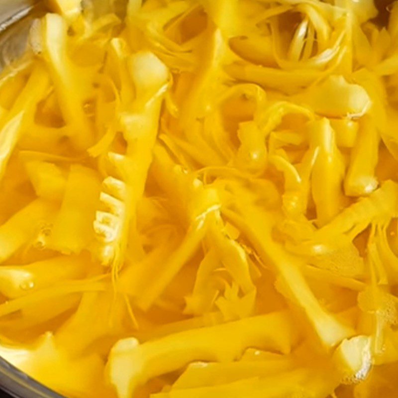Step 2 Preparing other ingredients Stir-fried frog with bamboo shoots and Vietnamese coriander