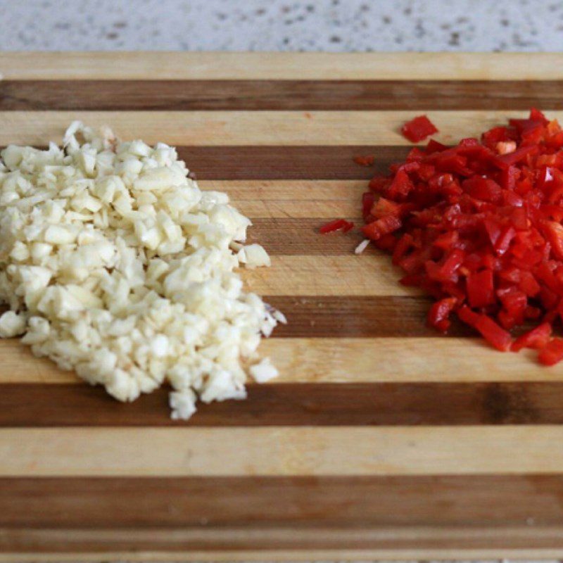 Step 2 Prepare other ingredients Beef and shrimp salad