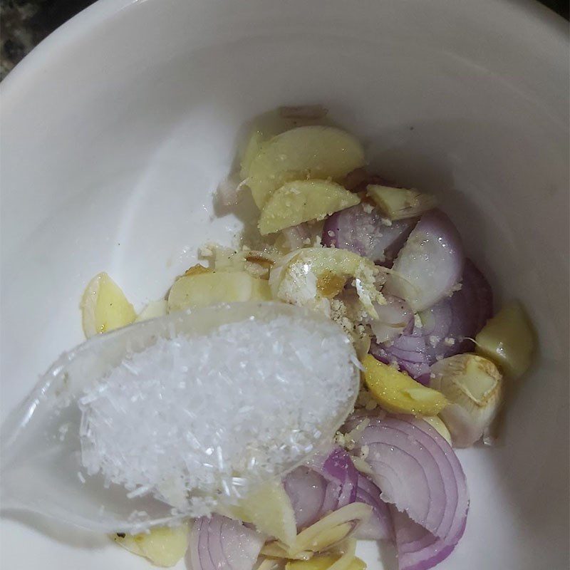 Step 2 Prepare other ingredients Grilled mackerel