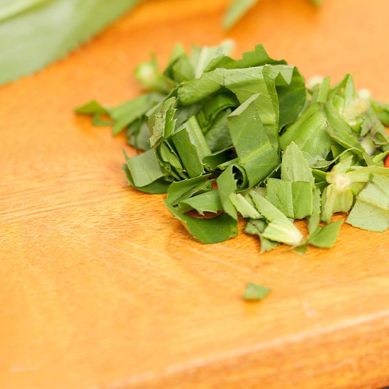 Step 2 Prepare the other ingredients Sour shrimp soup with coconut heart