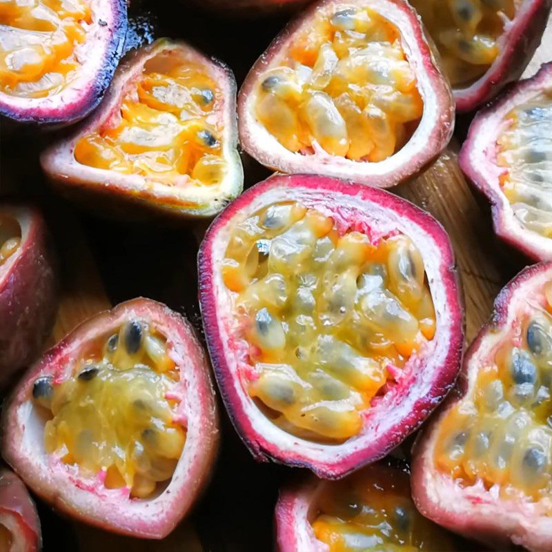 Step 1 Prepare the passion fruit Passion Fruit Juice