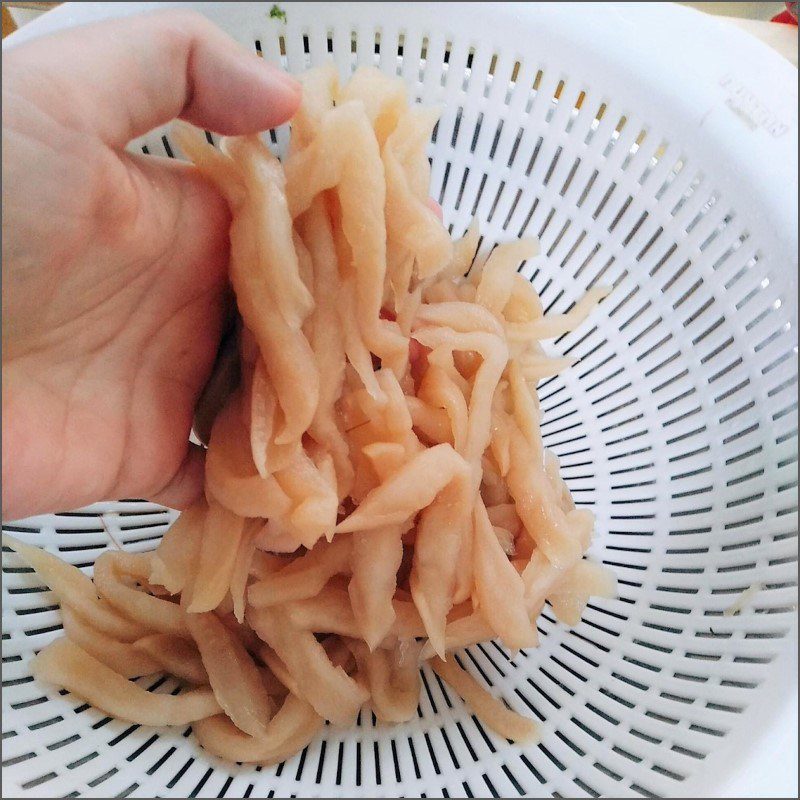 Step 1 Prepare pickled radish Stir-Fried Pickled Radish with Minced Meat