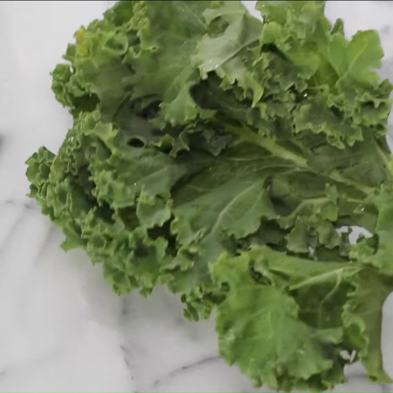 Step 1 Prepping chickpeas and kale Salad with chickpeas and kale
