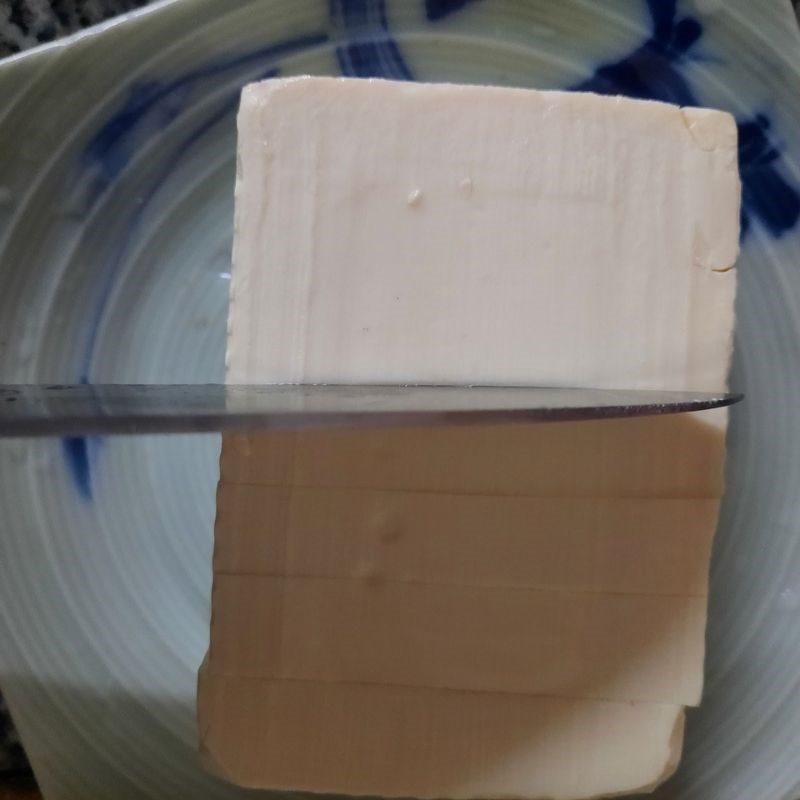 Step 1 Prepare the tofu and straw mushrooms Steamed Tofu with Mushrooms