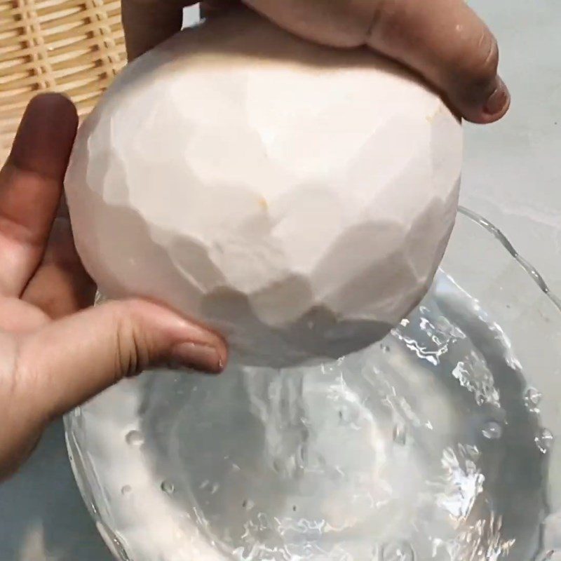 Step 1 Prepare coconut Coconut jelly cut into pieces