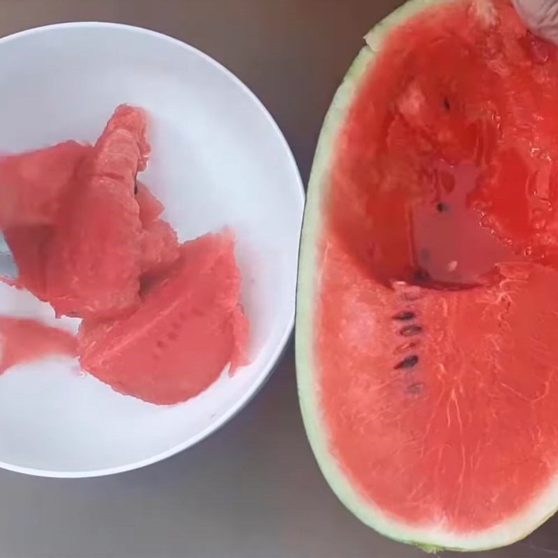Step 1 Prepare the watermelon Watermelon Jelly