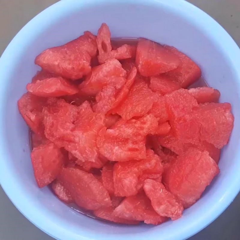 Step 1 Prepare the watermelon Watermelon Jelly