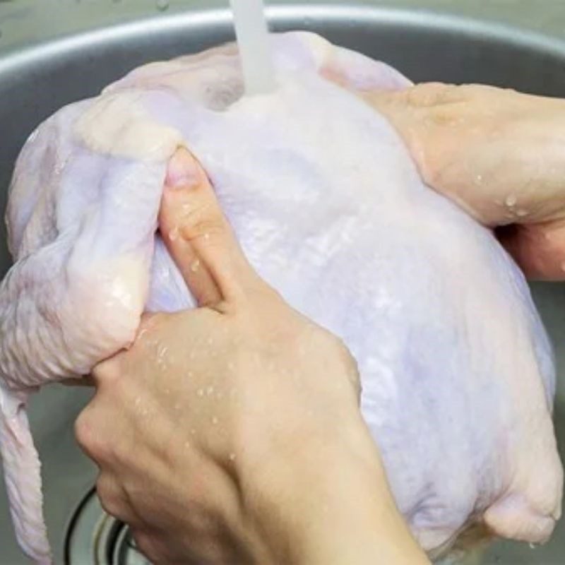 Step 1 Prepare the chicken Salt steamed chicken
